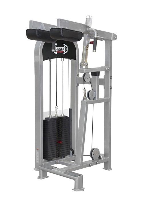 Classic Standing Calf - Muscle D Fitness - Adjustable - Pin Selectorized Leg Workout - Sweatfully