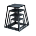 Steel Plyo Boxes – Heavy-Duty Plyometric Jump Platforms with Anti-Slip Rubber Top – Available in 12", 18", and 24" Heights – Stackable, Stable, Built for Strength and Conditioning - Sweatfully