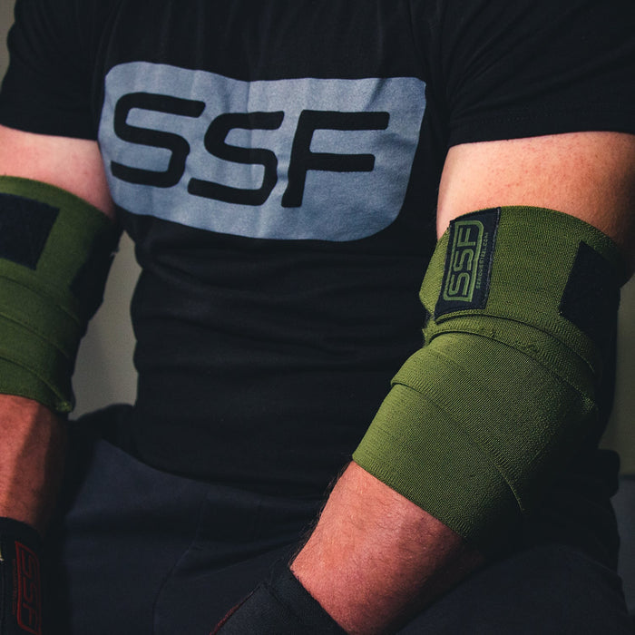 Stiff Elbow Wraps 120 CM (Pair) - Sweatfully