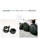 7' Hard Chrome Olympic Bar and Bumper Plate Set - Sweatfully