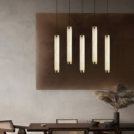 Strip Alabaster Pendant Light - Sweatfully