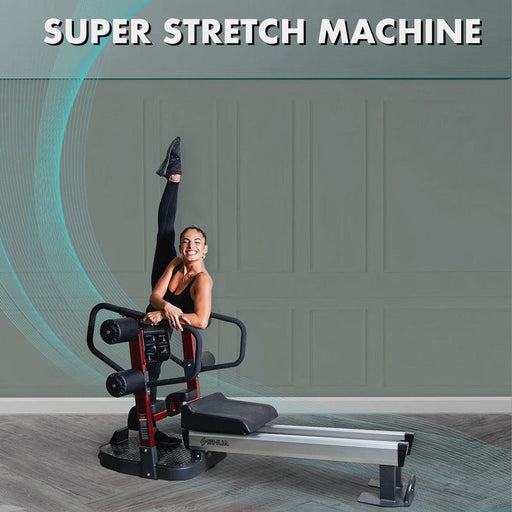 Super Stretch Machine - Muscle D Fitness - Heavy Duty Bearing Assisted Stretching Machine - Sweatfully