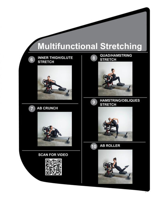 Super Stretch Machine - Muscle D Fitness - Heavy Duty Bearing Assisted Stretching Machine - Sweatfully