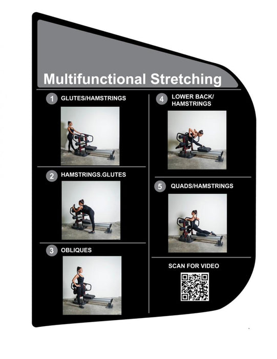 Super Stretch Machine - Muscle D Fitness - Heavy Duty Bearing Assisted Stretching Machine - Sweatfully