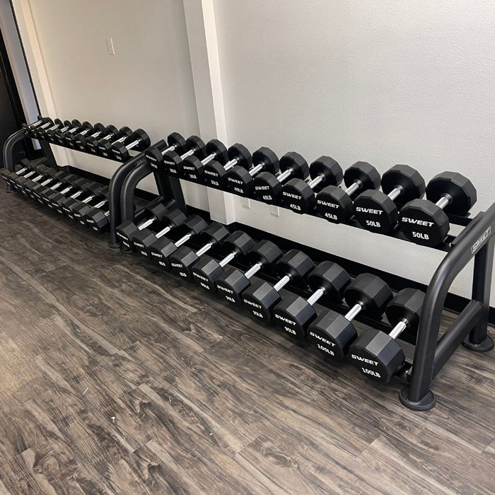 Sweet Dumbbell Set 5-100 lb (Rack sold seperately) - Sweatfully