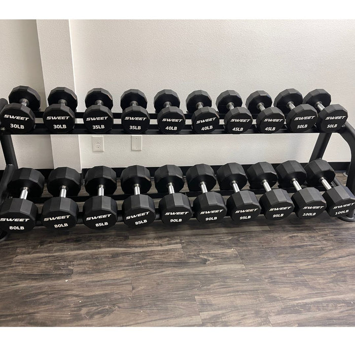 Sweet Dumbbell Set 5-100 lb (Rack sold seperately) - Sweatfully