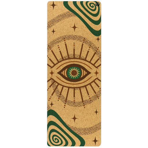 Swirly Flow Original Cork Yoga Mat - Sweatfully