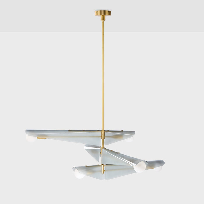 Sycamore Chandelier 3 Tiers in Dawn Grey - Sweatfully
