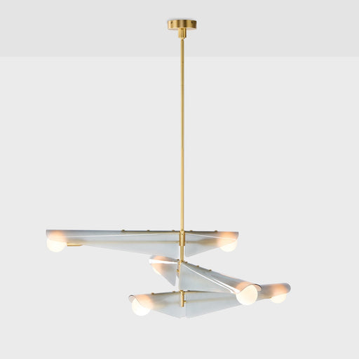 Sycamore Chandelier 3 Tiers in Dawn Grey - Sweatfully