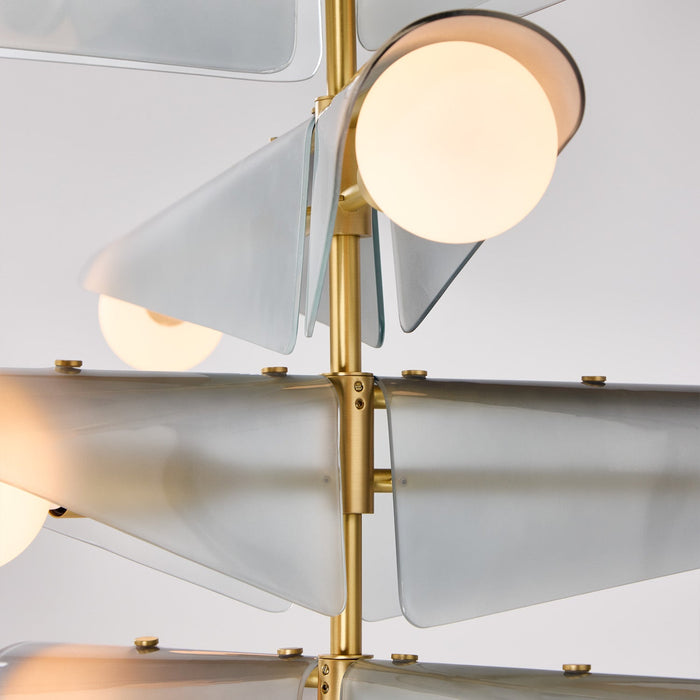 Sycamore Chandelier 5 Tiers in Dawn Grey - Sweatfully