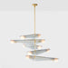 Sycamore Chandelier 5 Tiers in Dawn Grey - Sweatfully