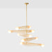 Sycamore Chandelier 5 Tiers in Dusk Pink - Sweatfully