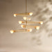 Sycamore Chandelier 5 Tiers in Dusk Pink - Sweatfully