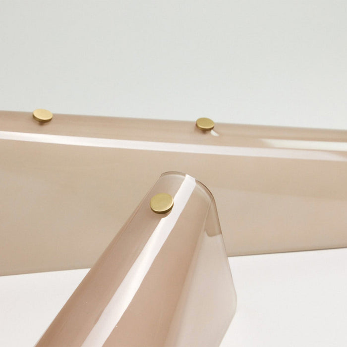 Sycamore Chandelier 3 Tiers in Dusk Pink - Sweatfully