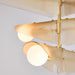 Sycamore Chandelier 3 Tiers in Dusk Pink - Sweatfully