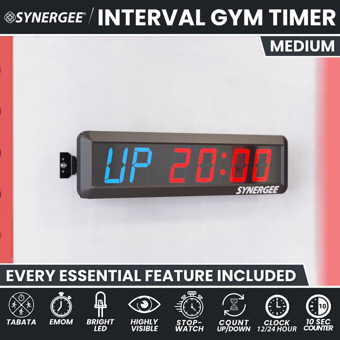 Synergee Programmable Interval Gym Timer - Sweatfully