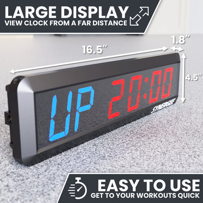 Synergee Programmable Interval Gym Timer - Sweatfully