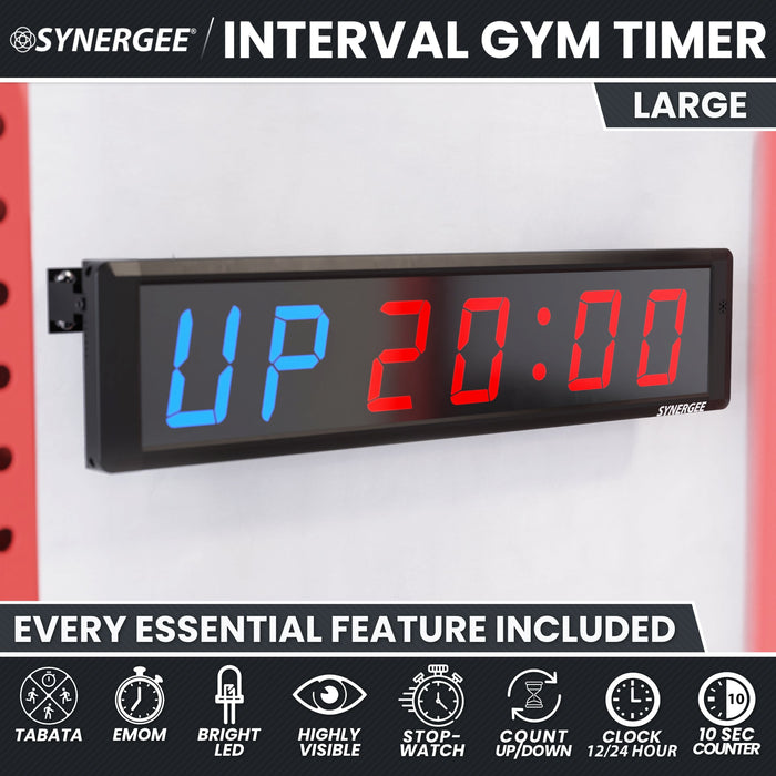 Synergee Programmable Interval Gym Timer - Sweatfully