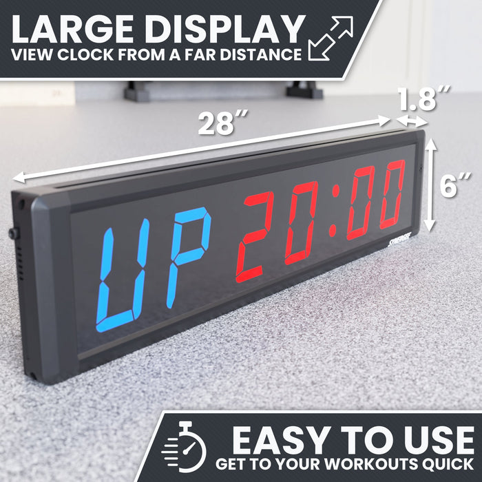 Synergee Programmable Interval Gym Timer - Sweatfully