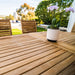Åre Adjustable 6-8 Person Natural Teak Outdoor Dining Table – 79″-118″ - Sweatfully