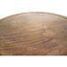 Cabo Natural Teak C Shaped Side Table - Sweatfully