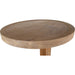 Cabo Natural Teak C Shaped Side Table - Sweatfully
