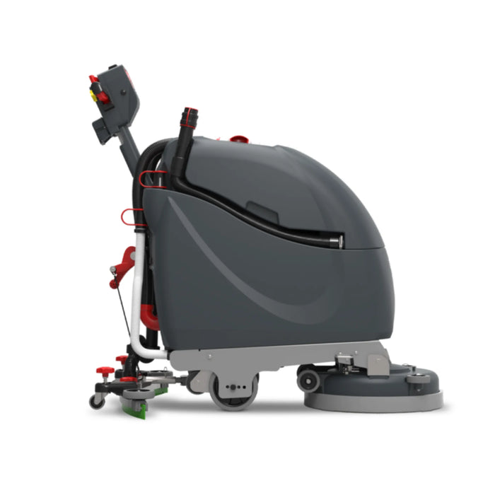 NaceCare TBL 1120/100 Cordless Walk Behind Scrubber – 20", 2 Batteries Included - Sweatfully