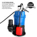 1/2 HP Submersible Trash Pump, 66 GPM / 3960 GPH, 400W 2" Discharge Heavy-Duty Dirty Water Pump for Dewatering, Flooded Basements, Pits, Pools, Irrigation, and Construction Sites - Sweatfully
