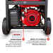 4000 Watt Honda Powered Generator Portable Gas Power Professional Use - Sweatfully