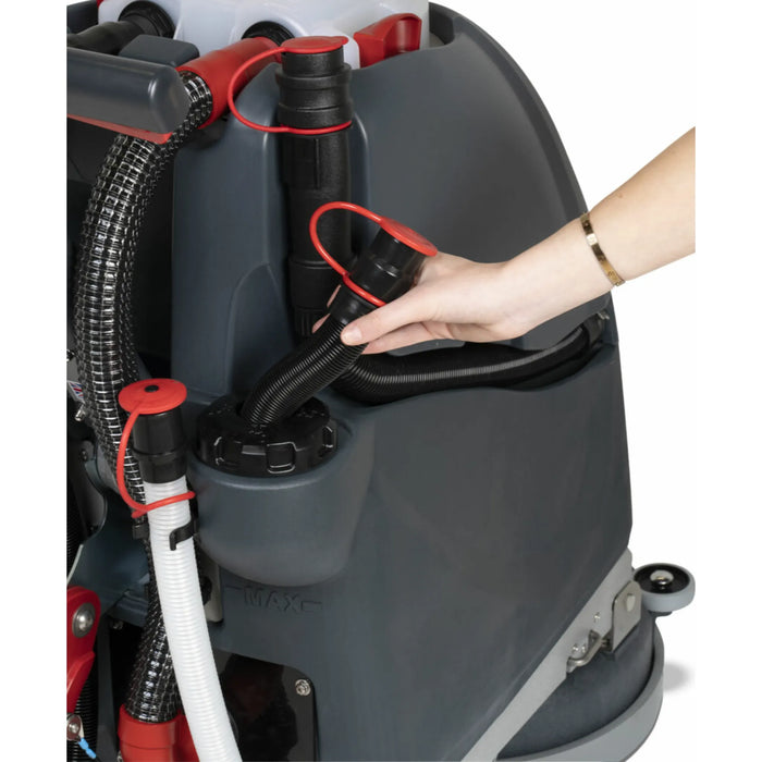NaceCare TGB 817NX Battery Walk Behind Scrubber – 17" Pad Assist, NX300 System - Sweatfully
