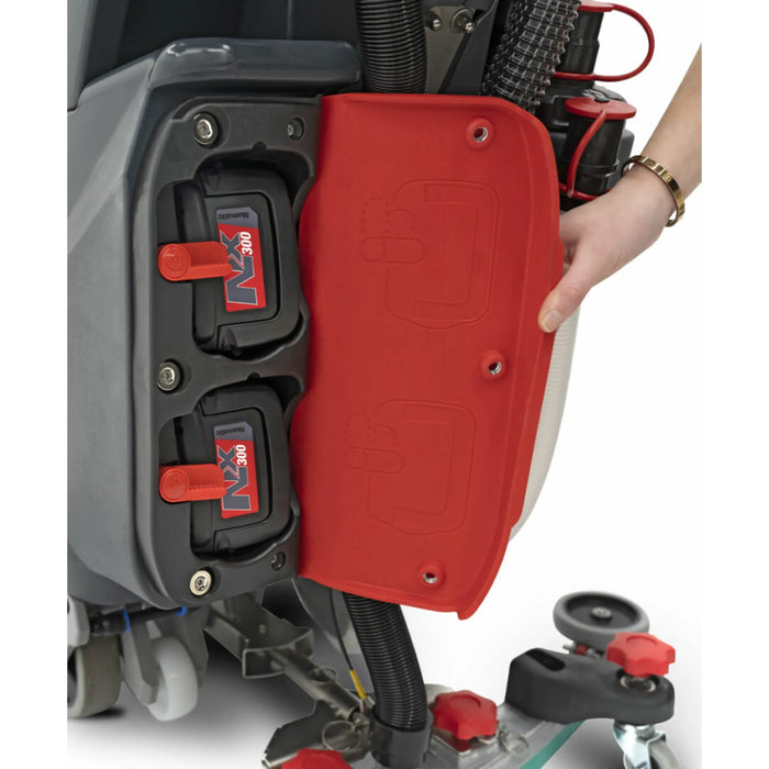 NaceCare TGB 817NX Battery Walk Behind Scrubber – 17" Pad Assist, NX300 System - Sweatfully