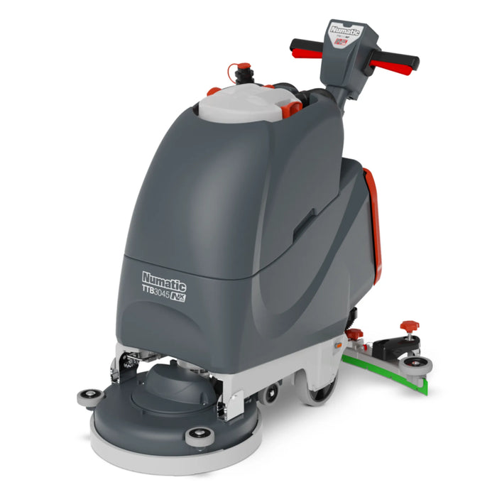 NaceCare TGB 817NX Battery Walk Behind Scrubber – 17" Pad Assist, NX300 System - Sweatfully