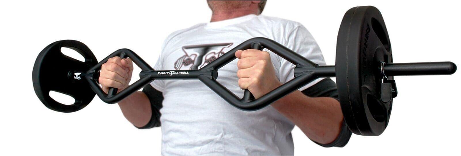 TGrip Club Strength Bar (Black) - Multi Grip - Functional Training - Football - Swiss - Neutral - Sweatfully