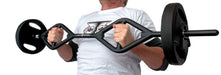 TGrip Club Strength Bar (Black) - Multi Grip - Functional Training - Football - Swiss - Neutral - Sweatfully