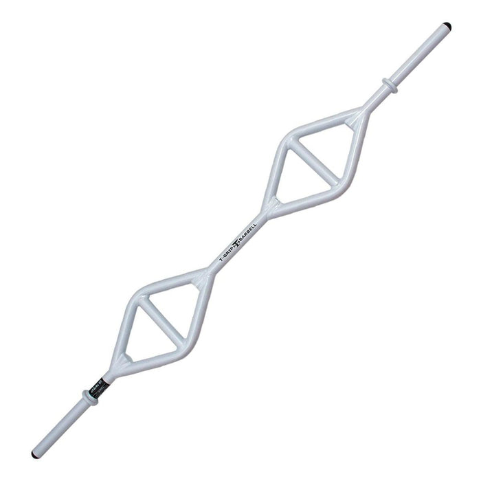 TGrip Club Strength Bar (White) - Multi Grip - Functional Training - Football - Swiss - Neutral - Sweatfully