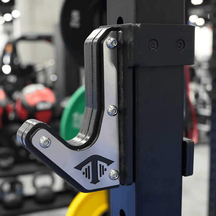 TGrip Commercial 14' Wall Mount Rig - 3x3 Steel - Functional Multi-Grip Pull-Up - Sandwich Style J-Hooks - Sweatfully