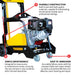 8" Crack Chaser Concrete Repair Saw with 13 HP Honda GX390 Engine - Sweatfully