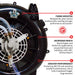 3.7 Gal Turbo Boosted Backpack Mosquito Fogger Leaf Blower for Pest Control - Sweatfully