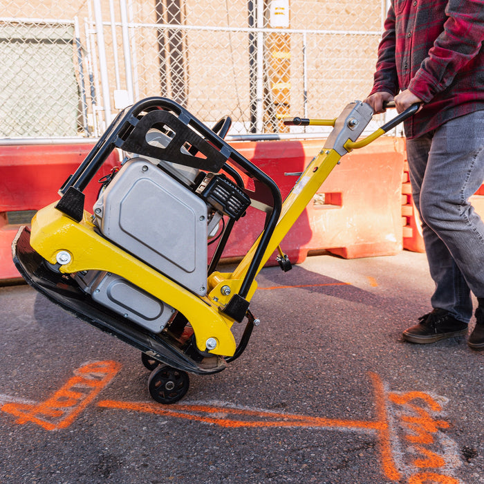 6.5 HP Honda Reverse Hydraulic Plate Compactor for Soil, Aggregate, Cohesive Compaction - Sweatfully
