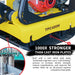 9HP Reverse Plate Compactor Honda GX270 Electric Start 11,690 lbs/ft² for Granular Cohesive Soil Compaction - Sweatfully