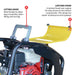 9HP Reverse Plate Compactor Honda GX270 Electric Start 11,690 lbs/ft² for Granular Cohesive Soil Compaction - Sweatfully