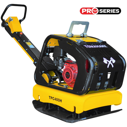 9HP Reverse Plate Compactor Honda GX270 Electric Start 11,690 lbs/ft² for Granular Cohesive Soil Compaction - Sweatfully