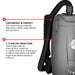Electric Backpack Vacuum 6 qt Lightweight Commercial High-Performance Cleaning Solution - Sweatfully