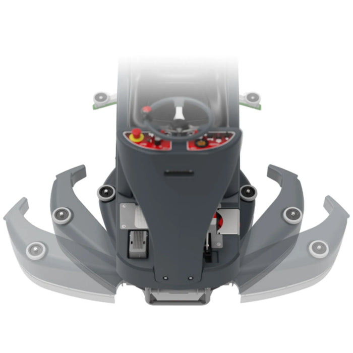 NaceCare TVL 850/300T 26″–34″ Ride-On Scrubber – 6 NX1K Batteries - Sweatfully