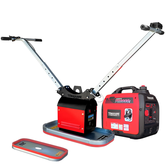 440 lb Electric Paver Slab Vacuum Lifter 1200W for Hardscaping, Concrete, and Stone Placement - Sweatfully