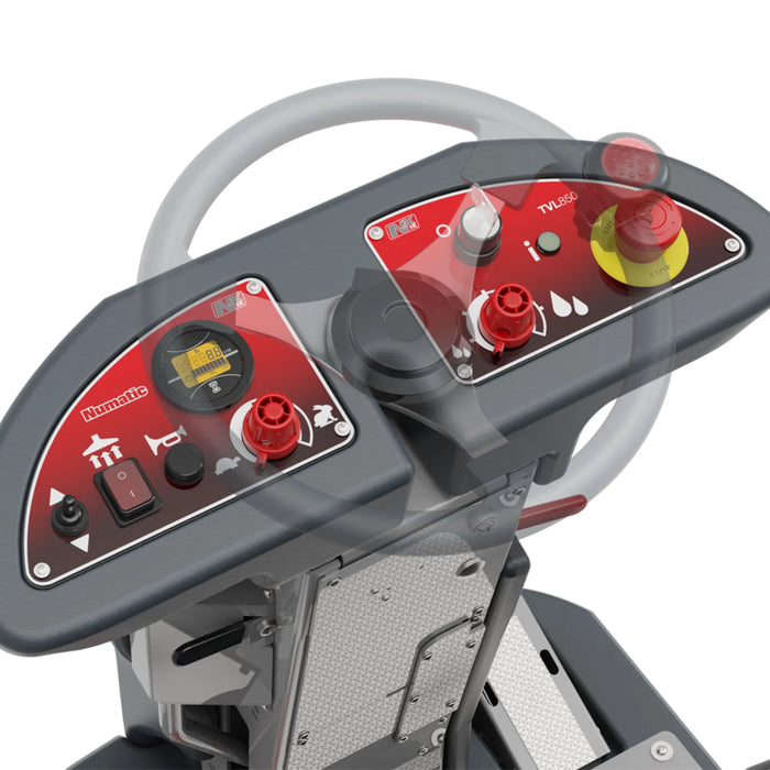 NaceCare TVL 850/300T 26″–34″ Ride-On Scrubber – 6 NX1K Batteries - Sweatfully