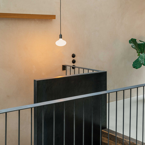 Oval Dim to Warm Plug-In Pendant in Graphite - Sweatfully