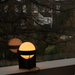 Loop Table Lamp in Dark Grey + Sphere IV - Sweatfully