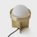 Loop Table Lamp in Gold + Sphere IV - Sweatfully