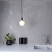 Enno Plug-In Pendant in Graphite - Sweatfully